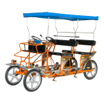 Four person surrey bike