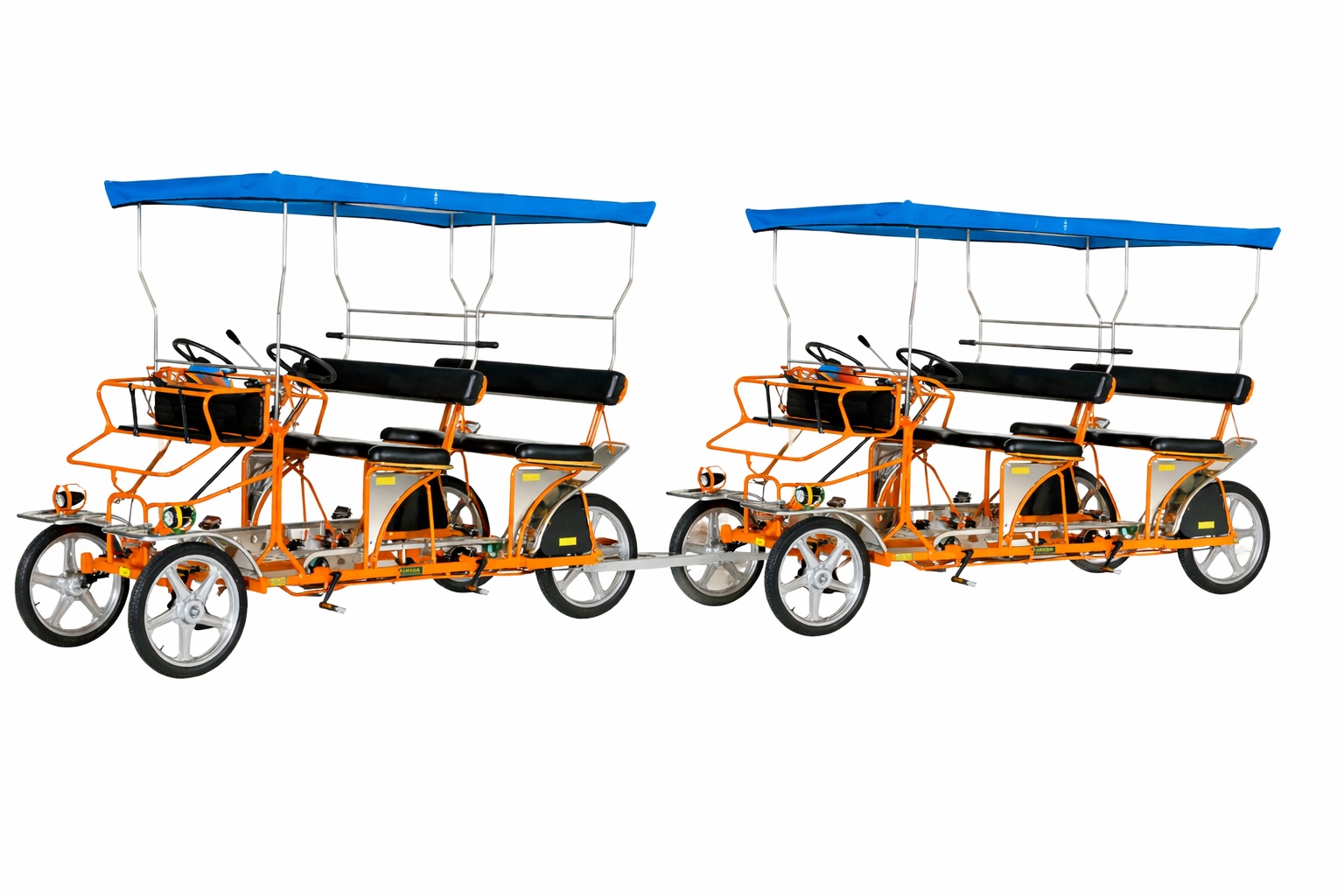 Eight person surrey bike